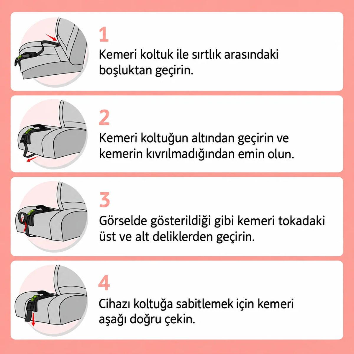 Hamile Emniyet Kemeri Aparatı